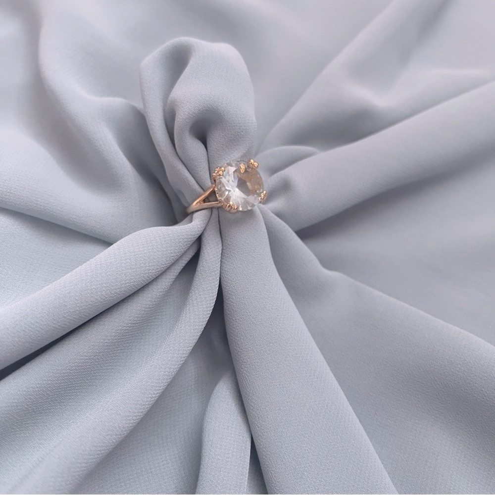 Elegant light  blue Ring
